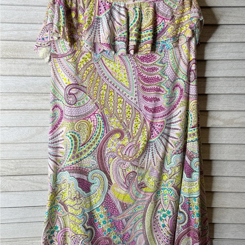 Victorias Secret Colorful Paisley Print Swim Cover-up. NWT. Small. Beach